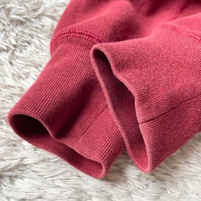 PAPAS 美品 フルジップ スウェット S 赤