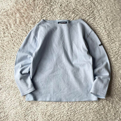 SAINT JAMES 美品 バスクシャツ XS 水色