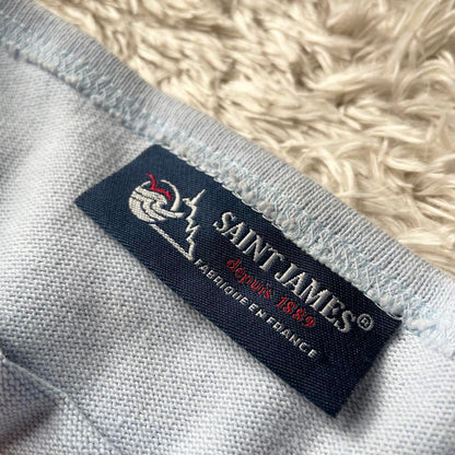 SAINT JAMES 美品 バスクシャツ XS 水色