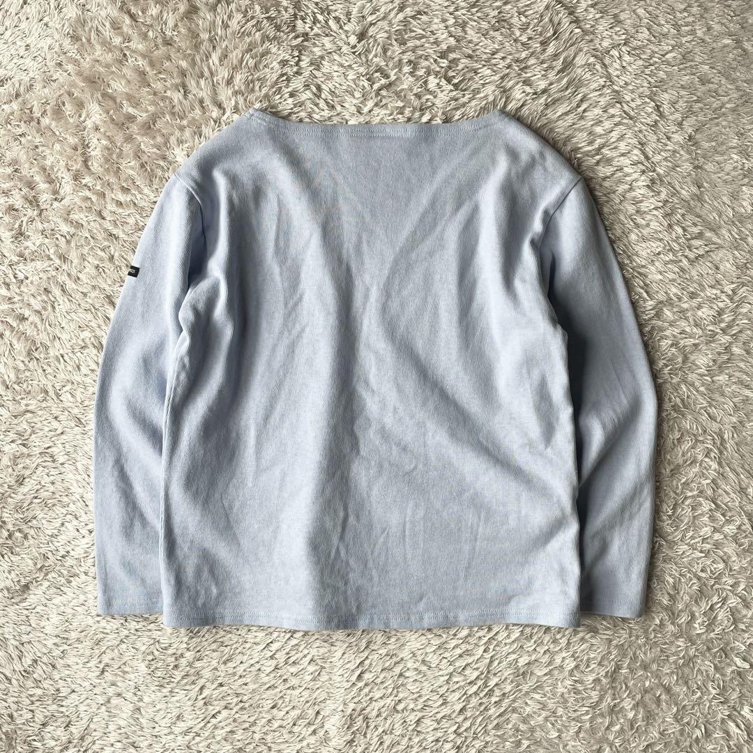 SAINT JAMES 美品 バスクシャツ XS 水色