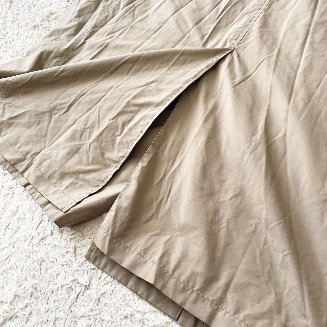 パパス 極美品 PAPAS ライナー付ステンカラーコート L ベージュ