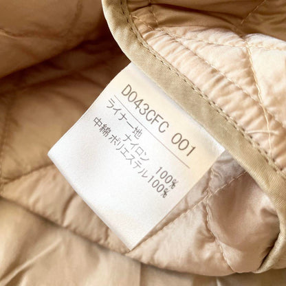 パパス 極美品 PAPAS ライナー付ステンカラーコート L ベージュ