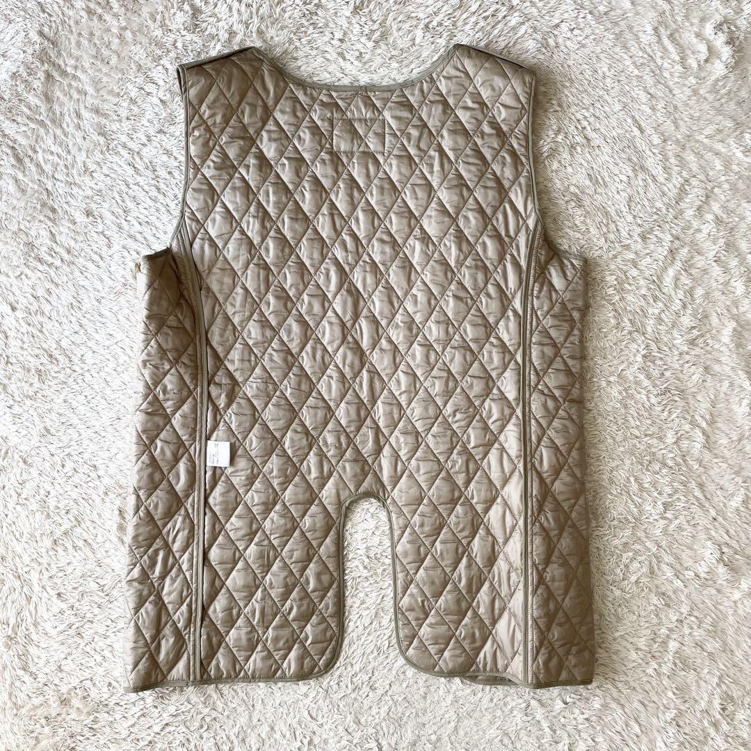 パパス 極美品 PAPAS ライナー付ステンカラーコート L ベージュ