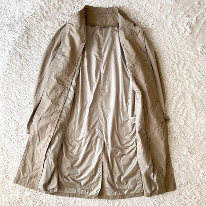 パパス 極美品 PAPAS ライナー付ステンカラーコート L ベージュ