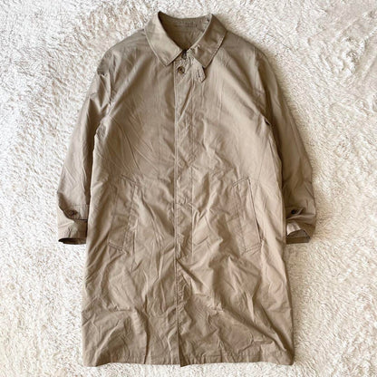 パパス 極美品 PAPAS ライナー付ステンカラーコート L ベージュ