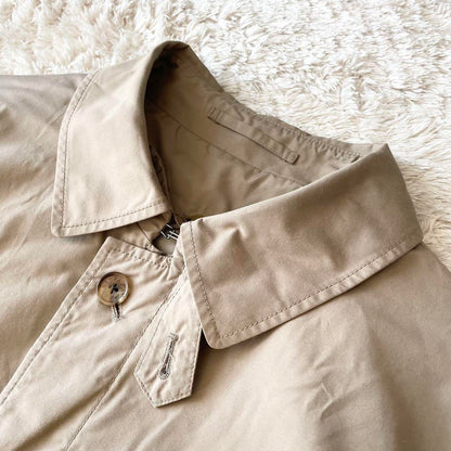 パパス 極美品 PAPAS ライナー付ステンカラーコート L ベージュ