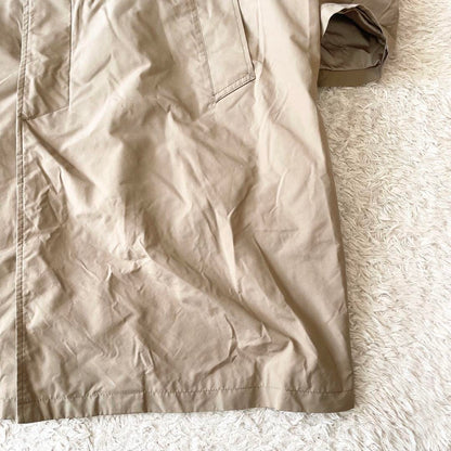 パパス 極美品 PAPAS ライナー付ステンカラーコート L ベージュ