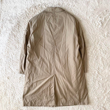 パパス 極美品 PAPAS ライナー付ステンカラーコート L ベージュ