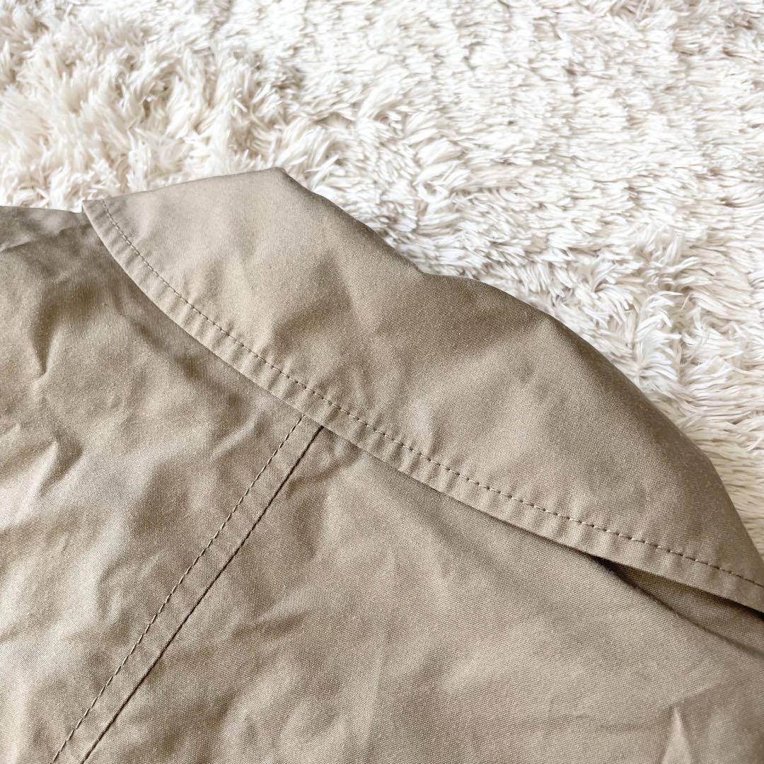 パパス 極美品 PAPAS ライナー付ステンカラーコート L ベージュ