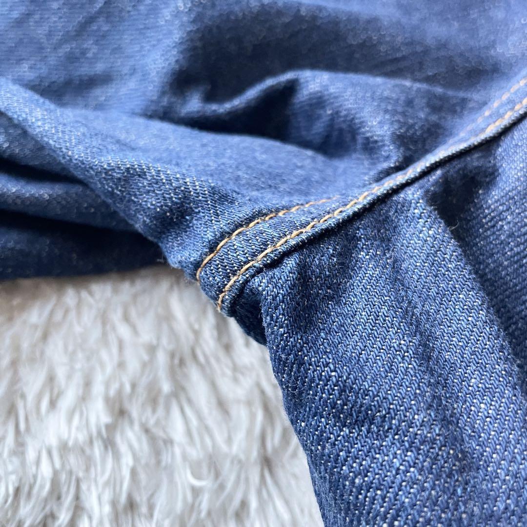 45R 極美品 45R 熨斗目シャルロットパンツ 29 濃紺