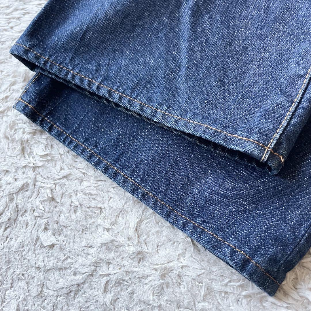 45R 極美品 45R 熨斗目シャルロットパンツ 29 濃紺