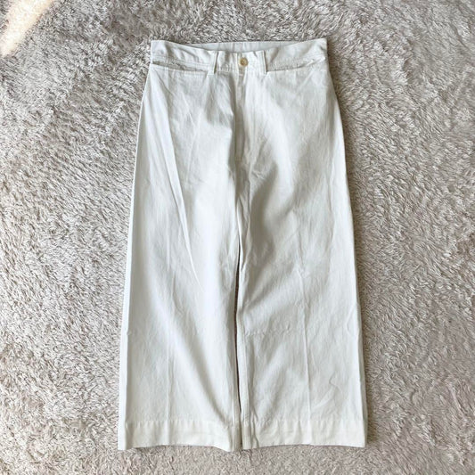 エムエイチエル 極美品 MHL ワイドパンツ 2 白