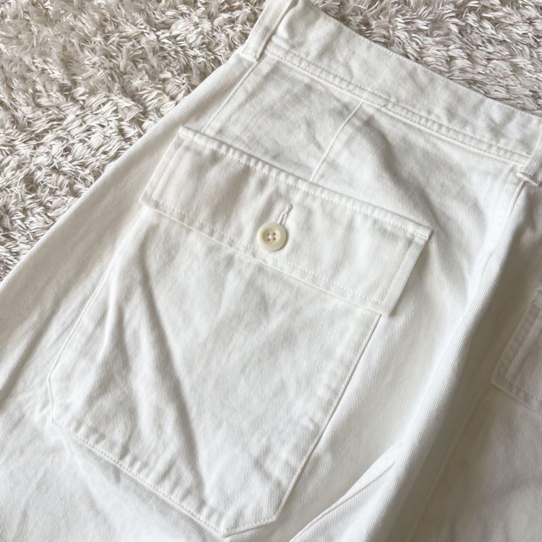 エムエイチエル 極美品 MHL ワイドパンツ 2 白