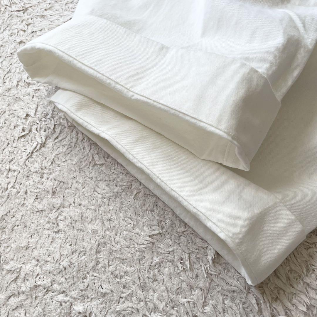 エムエイチエル 極美品 MHL ワイドパンツ 2 白