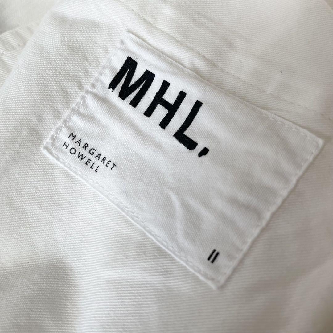 エムエイチエル 極美品 MHL ワイドパンツ 2 白
