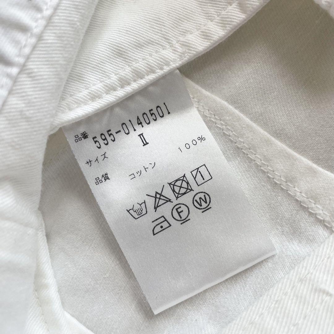 エムエイチエル 極美品 MHL ワイドパンツ 2 白