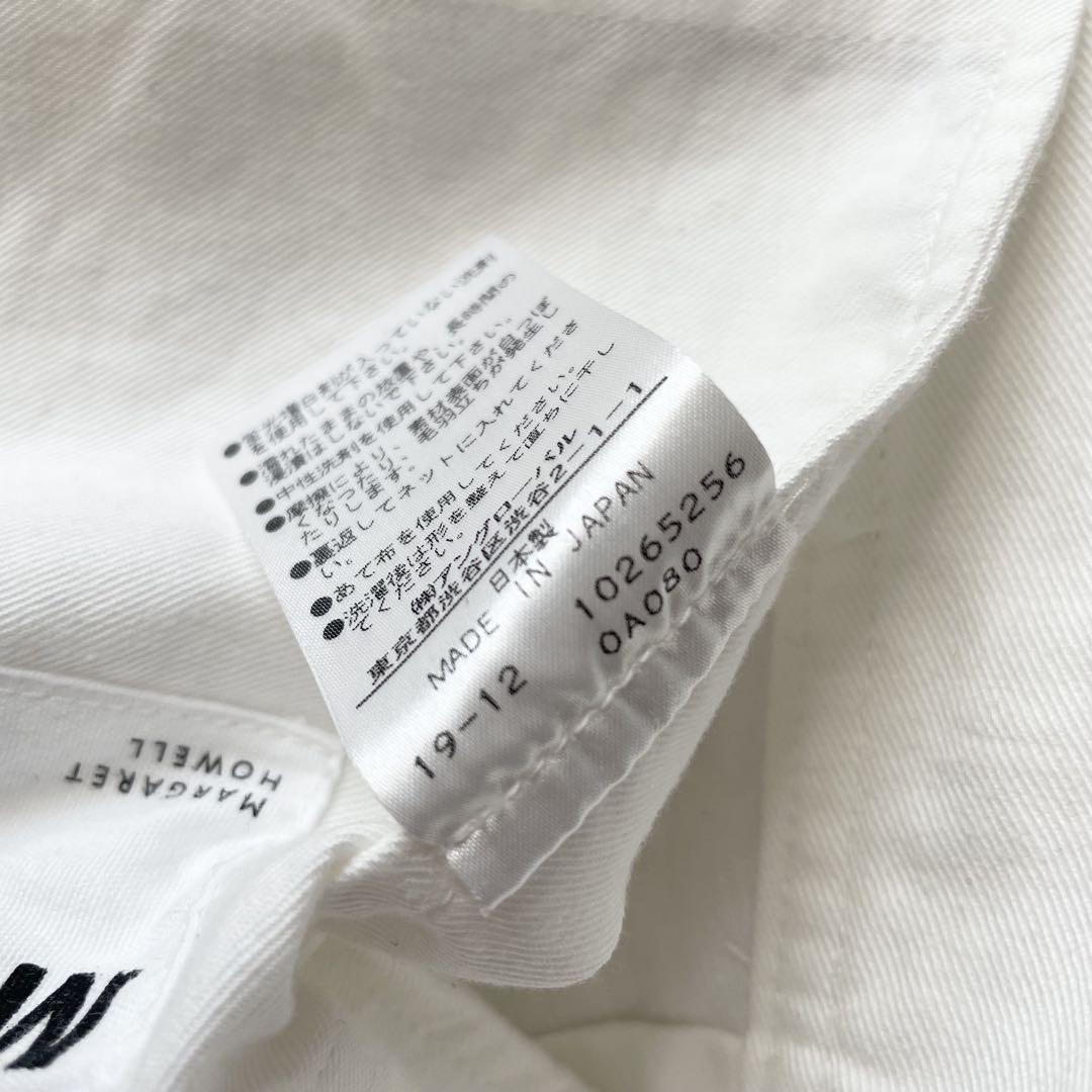 エムエイチエル 極美品 MHL ワイドパンツ 2 白