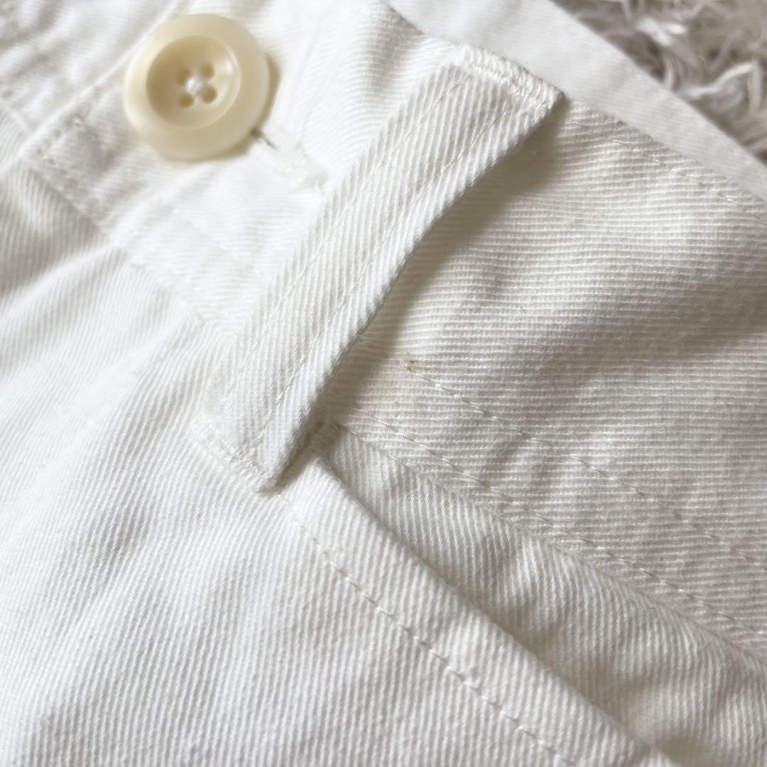 エムエイチエル 極美品 MHL ワイドパンツ 2 白