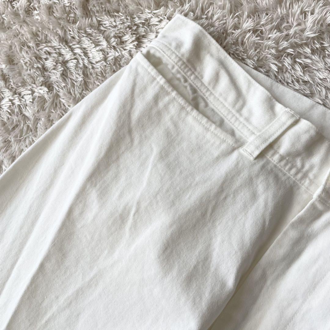 エムエイチエル 極美品 MHL ワイドパンツ 2 白