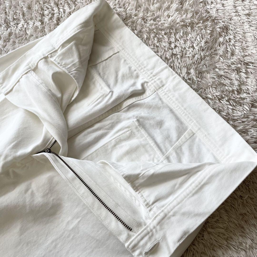 エムエイチエル 極美品 MHL ワイドパンツ 2 白