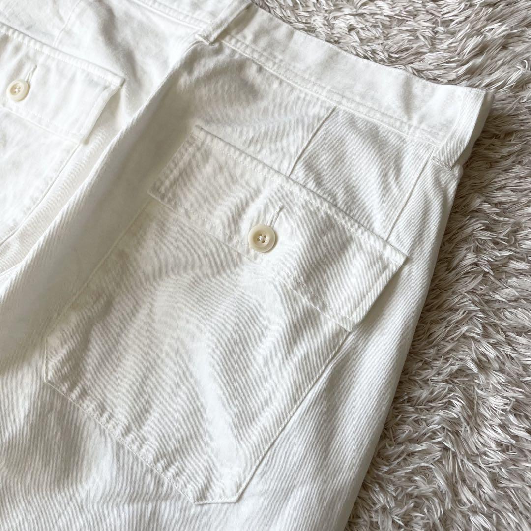 エムエイチエル 極美品 MHL ワイドパンツ 2 白