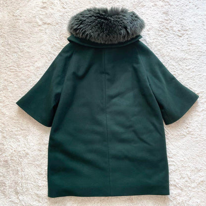 ヘルノ 希少 美品 HERNO 2way フォックスファー インナーダウンウールコート