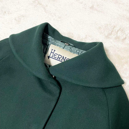 ヘルノ 希少 美品 HERNO 2way フォックスファー インナーダウンウールコート