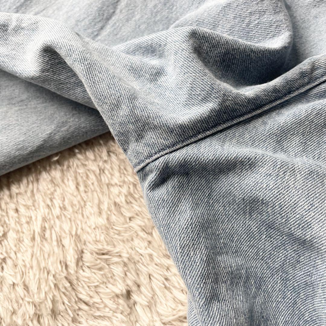 CTHY 美品 12OZデニムセンタープレスワイドスラックス XL 極太