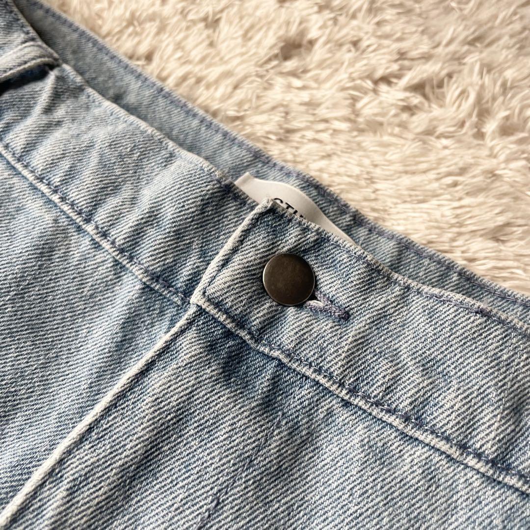 CTHY 美品 12OZデニムセンタープレスワイドスラックス XL 極太