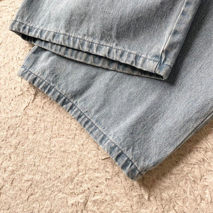 CTHY 美品 12OZデニムセンタープレスワイドスラックス XL 極太