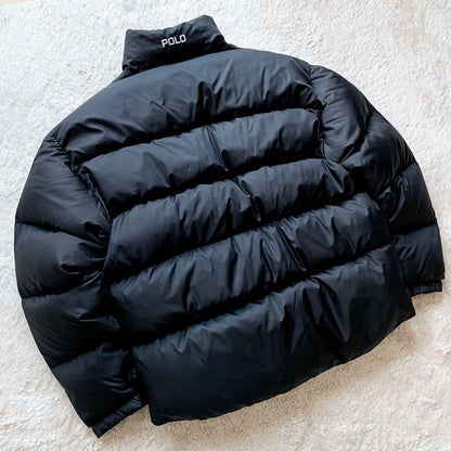 ポロスポーツ 極美品 90s POLO SPORT ラルフローレン ダウンジャケット 黒