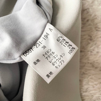 sov. 極美品 ナイロンチェスターコート 38 ライトグレー