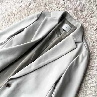 sov. 極美品 ナイロンチェスターコート 38 ライトグレー