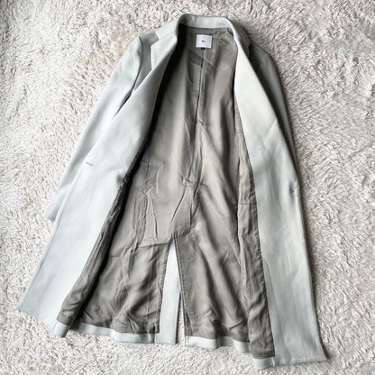 sov. 極美品 ナイロンチェスターコート 38 ライトグレー