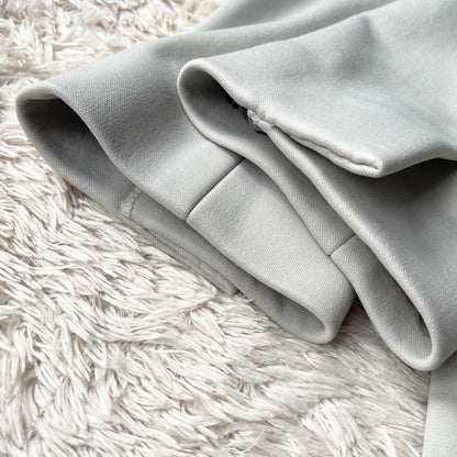 sov. 極美品 ナイロンチェスターコート 38 ライトグレー