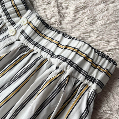 GYMPHLEX  新品タグ付 w's multi stripe skirt 14