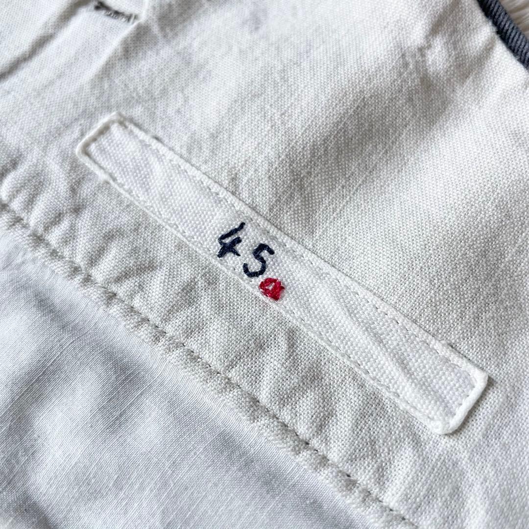 45R 美品 45R ウエポンチノフレンチスリムパンツ 30 グレー