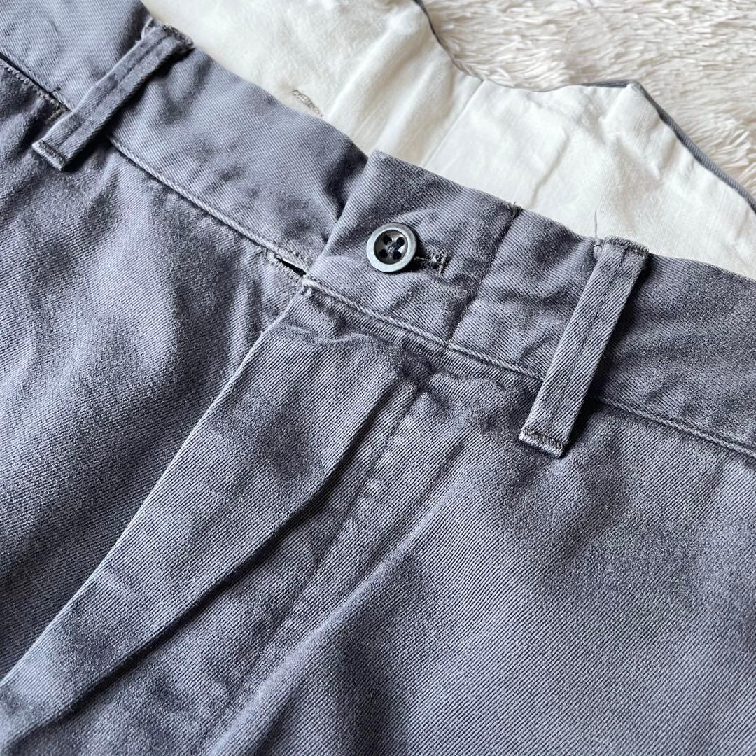 45R 美品 45R ウエポンチノフレンチスリムパンツ 30 グレー