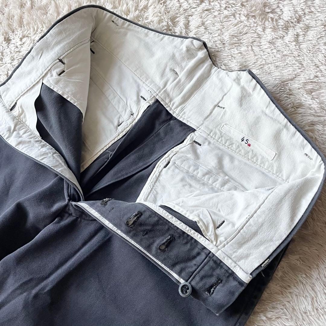 45R 美品 45R ウエポンチノフレンチスリムパンツ 30 グレー