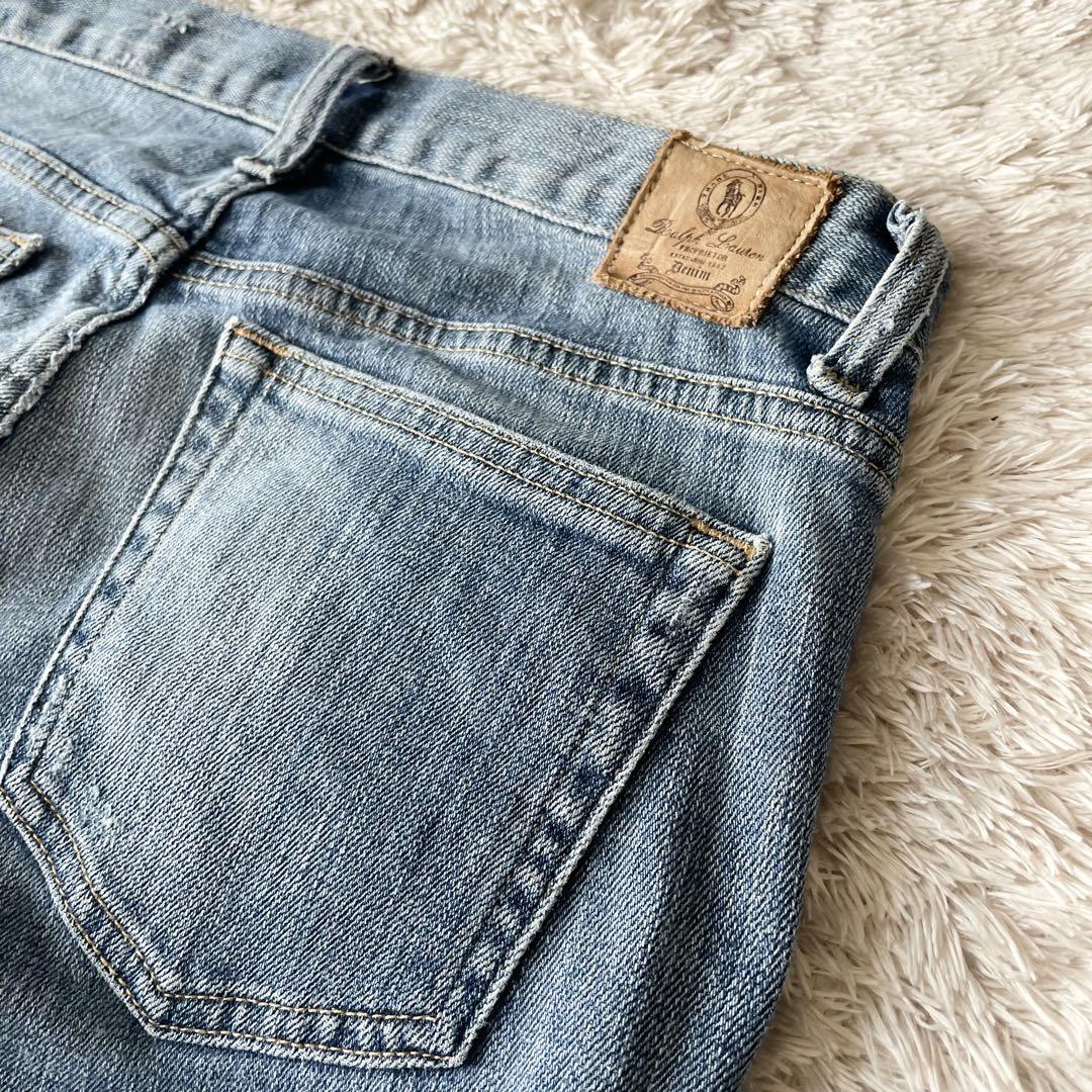 ラルフローレン 美品 ralph lauren sport スキニーデニム 25
