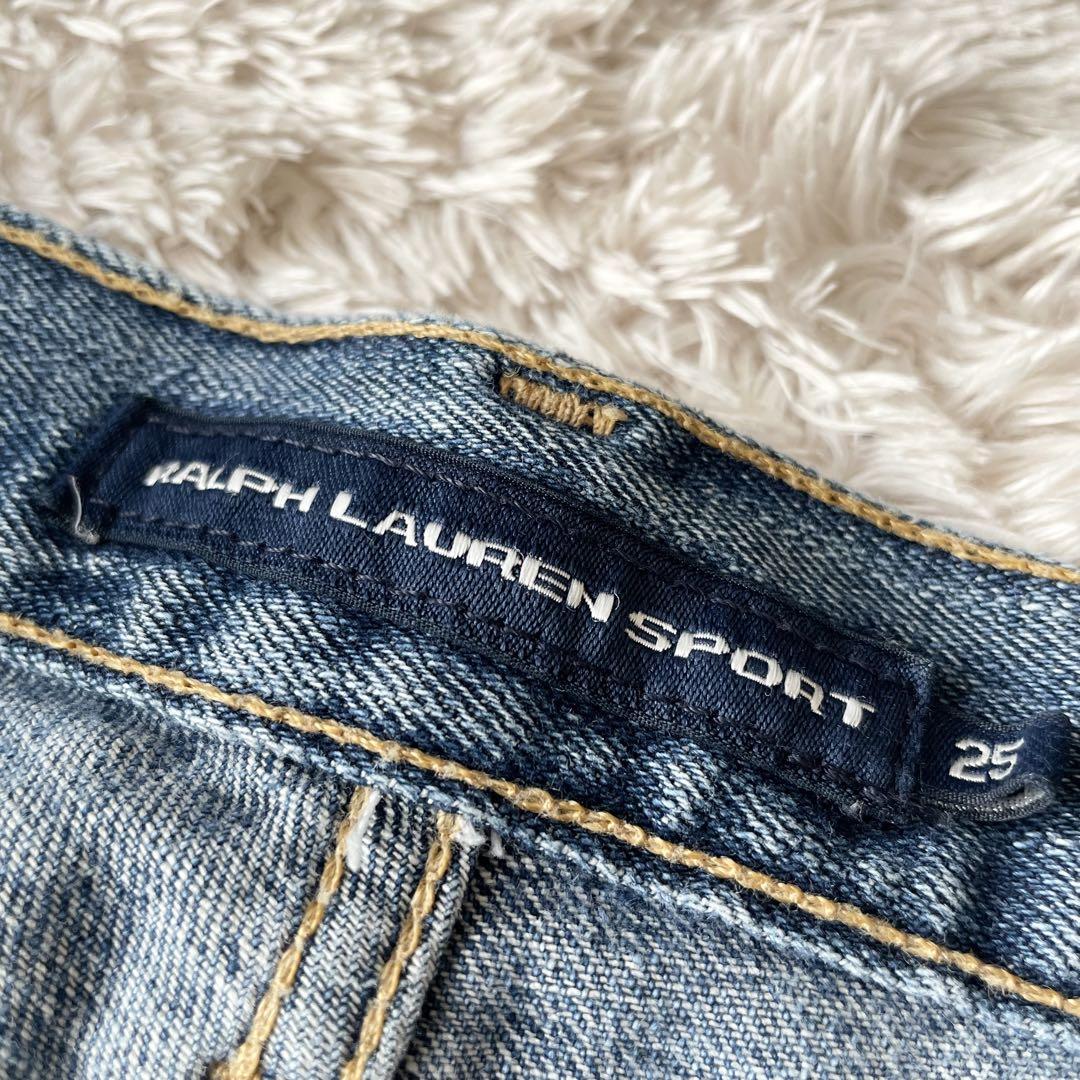 ラルフローレン 美品 ralph lauren sport スキニーデニム 25