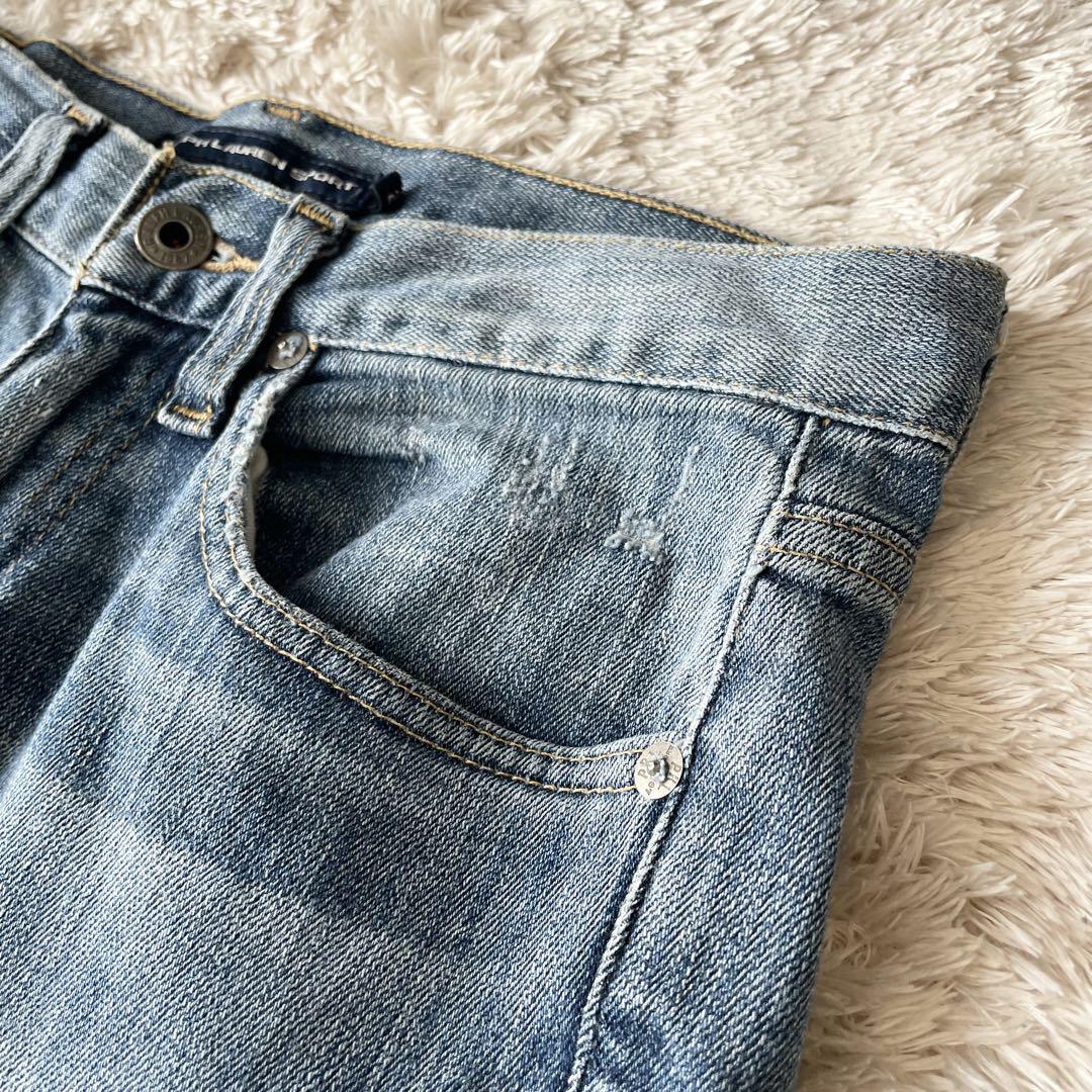 ラルフローレン 美品 ralph lauren sport スキニーデニム 25