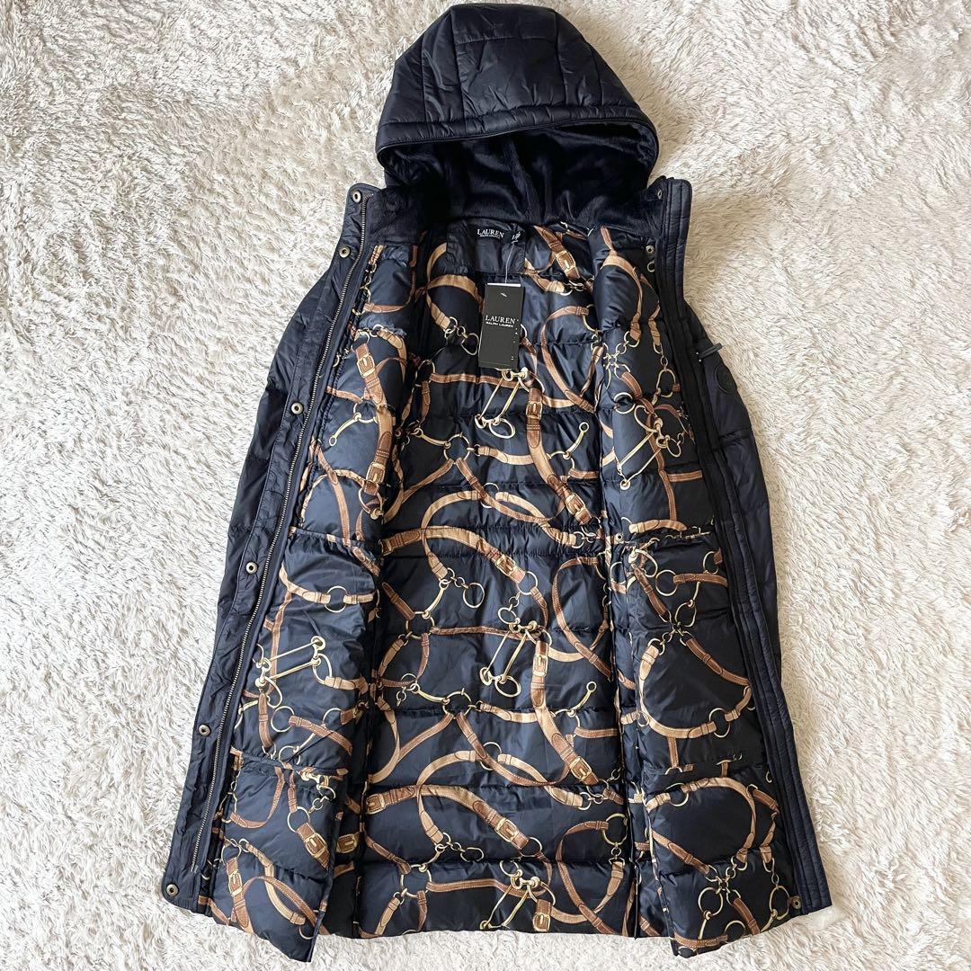 新品タグ付 lauren ralph lauren ダウンコート S navy