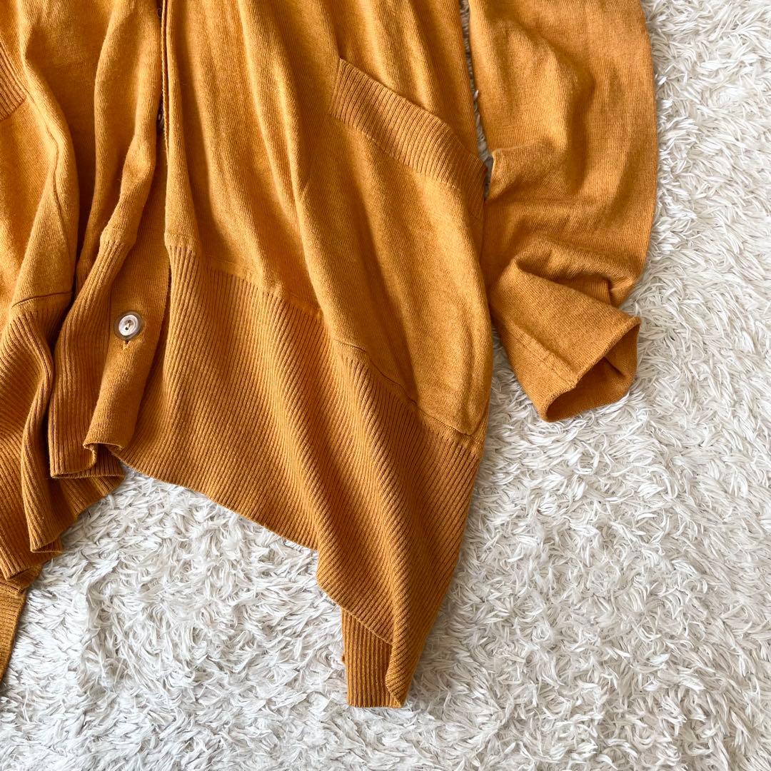 ガリャルダガランテ 極美品 変形ハイゲージニットカーディガン F