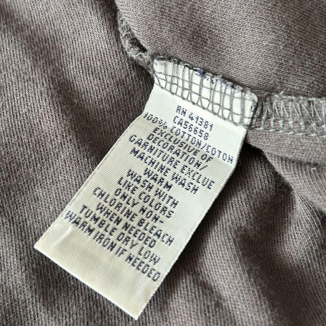 ラルフローレン 美品 現行 L/S polo shirt XL grey