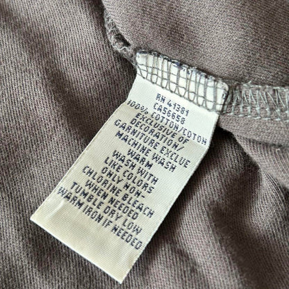 ラルフローレン 美品 現行 L/S polo shirt XL grey