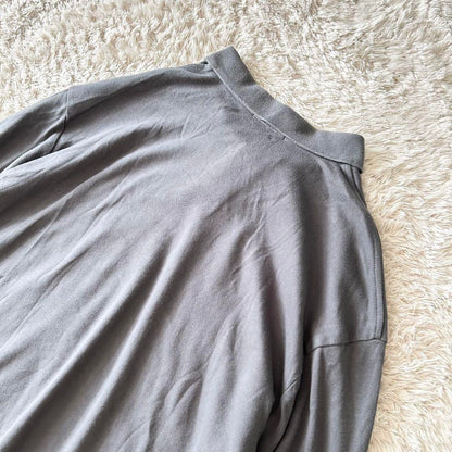 ラルフローレン 美品 現行 L/S polo shirt XL grey