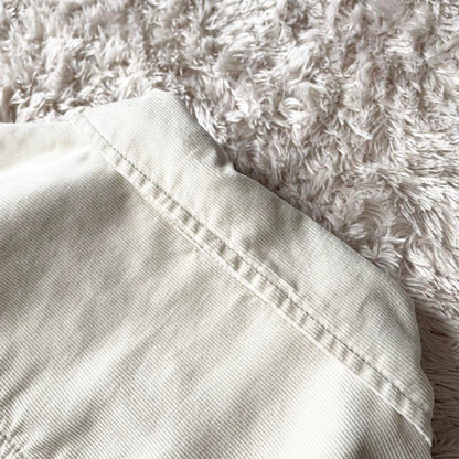 プラージュ 美品 plage コーデュロイ シャツワンピース 38 アイボリー