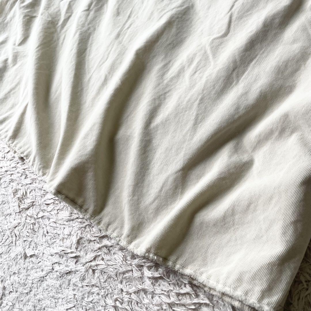 プラージュ 美品 plage コーデュロイ シャツワンピース 38 アイボリー