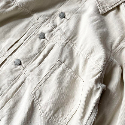 プラージュ 美品 plage コーデュロイ シャツワンピース 38 アイボリー